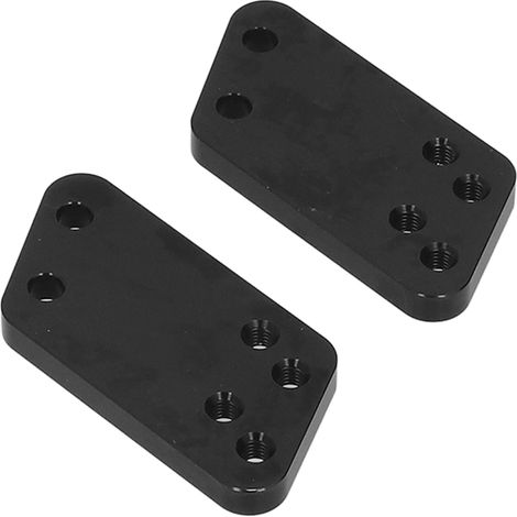 Repose-pieds passager moto noir kit décalage arrière remplacement cale-pieds pour VStar 650 1100 (1/5)