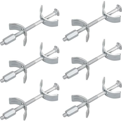 Raccord Plan de Travail, 100 mm 6 pcs connecteur de Meubles, raccordement de Meubles de Cuisine pour Assembler, Serrer et Fixer, ferrure d'Assemblage, Vis Assemblage Plan de Travail (1/5)