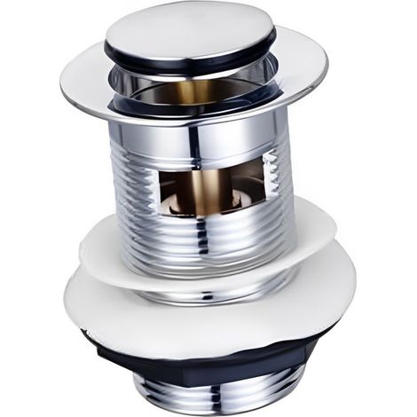 RAK Central Click Clack Basin Waste Chrome - Slotted (1/2)