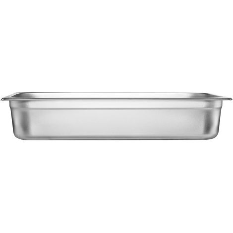 Mophorn 6er-Pack Hotelpfannen,Dampfpfanne in voller Größemit Anti-Stau-Funktion,0,8mm dicke Edelstahl-Restaurant-Tischpfanne,4Zoll tiefe Catering-Pfanne zur Aufbewahrung von Lebensmitteln，industrielle