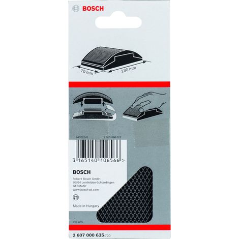 Dispositivo de Goma: manual BOSCH 2607000635
