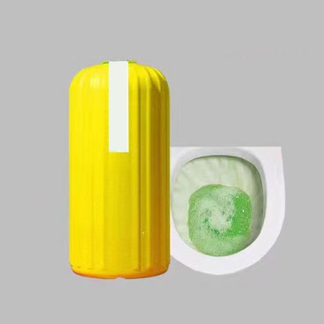 Nettoyant pour cuvette de toilettes en flacon, détachant et désodorisant, facile à utiliser pour la maison, l'hôtel et les salles de bain. Parfum citron.