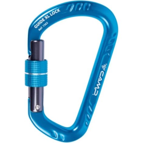 MOSCHETTONE CAMP GUIDE XL-LOCK ALLUMIN. 136302 BLU