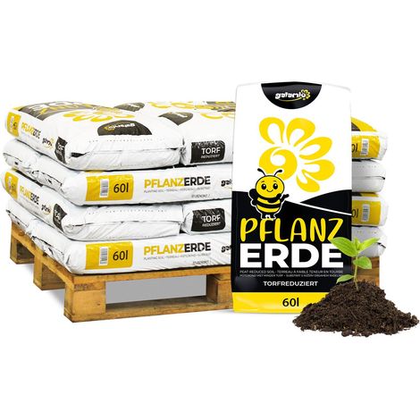 Galamio Pflanzerde torfreduziert 60l x 12 Sack 720l 12er