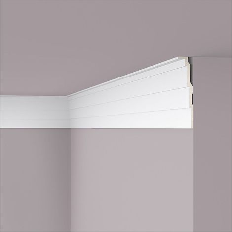 Cornisa NMC AD21 ARSTYL Noel Marquet Moldura decorativa Perfil de estuco diseño moderno blanco 2 m (1/5)