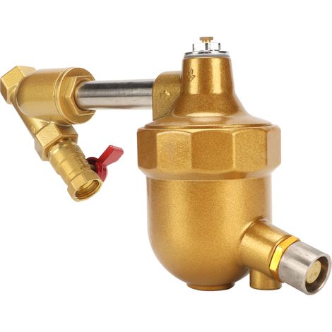 Purgeur Automatique pour Réservoir d'Air Compresseur, Vanne de Vidange Anti-Perte, Robinet de Purge Fiable et Durable (1/5)