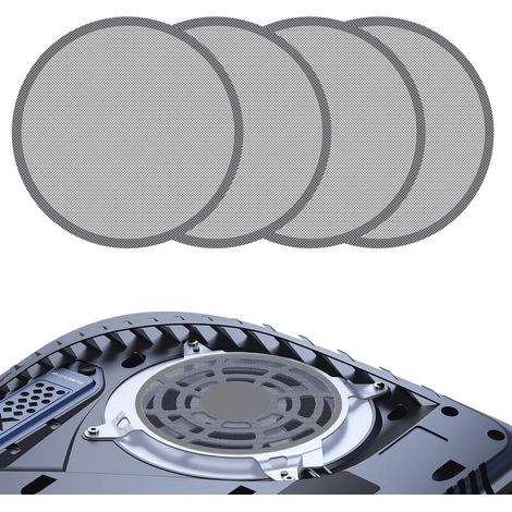 Filtre anti-poussière pour ventilateur PS5 avec 4 cache-poussière, compatible PS5 Pro et Slim (1/5)
