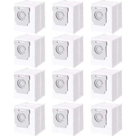 Lot de 12 sacs pour aspirateur iRobot Roomba i7 i7+ i3 i3+ i4 i4+ i6 i6+ j7 j7+ i8 i8+ S9 S9+ E5 E6 E7, accessoires sacs à poussière-Muntra (1/4)