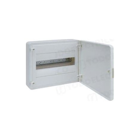 HAGER VS112PE Cuadro eléctrico superficie golf VF con 1 fila 12 módulos opaca blanca+regleta (1/2)