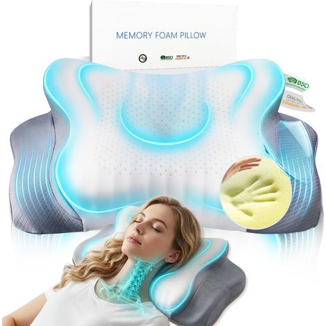 Oreiller cervical en mousse viscoélastique (1/5)