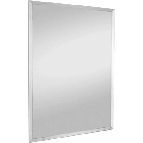 ROSI Specchio da Parete Cornice Liscia 60x30 cm Elegante Interni