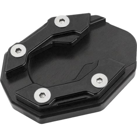 de béquille latérale universelle pour moto - Agrandissement de la béquille latérale en aluminium et coussinet antidérapant - Stabilisateur pour sol mou, asphalte et - de béquil (1/5)