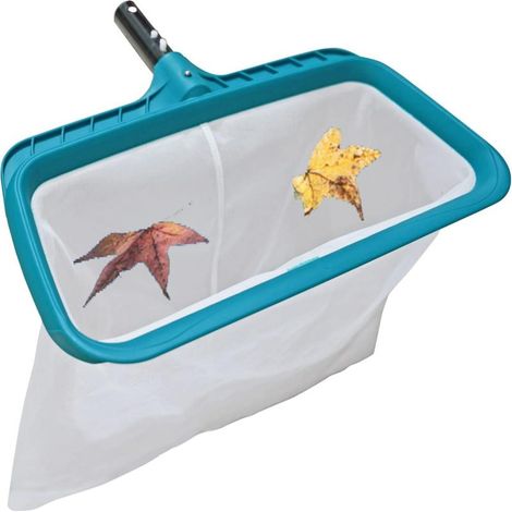 Irovami Épuisette feuilles piscine – Filet profond renforcé – Idéal pour bassin, piscine, nettoyage (1/5)
