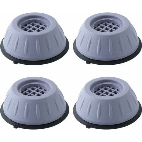 4Pcs Patins Anti Vibration Lave Linge Tapis Anti Vibration Machine a Laver Caoutchouc Antidérapant Pied à Suppression des Chocs (1/5)