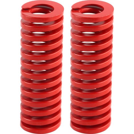 Lot rouge TM30x90mm, ressort à moules charge moyenne, 2 pièces, diamètre extérieur 30mm, intérieur 15mm, longueur 90mm (1/5)