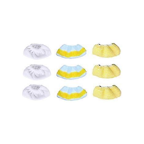 9-teiliges Set Dampfmopp-Tücher für Easyfix SC2, SC3, SC4 und SC5 Handstaubsauger, Mikrofasertücher (1/5)