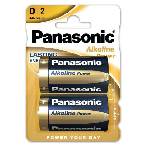 Pila Lr20 D Alkaline Power Panasonic (blister 2 Pilas) Lr20apb/2bp