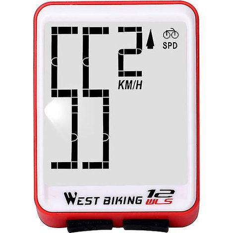 Compatible avec les compteurs de vélo étanches, dotés d'un écran numérique LCD, d'un odomètre, d'un compteur de vitesse, d'un chronomètre filaire et d'accessoires de cyclisme. (1/5)