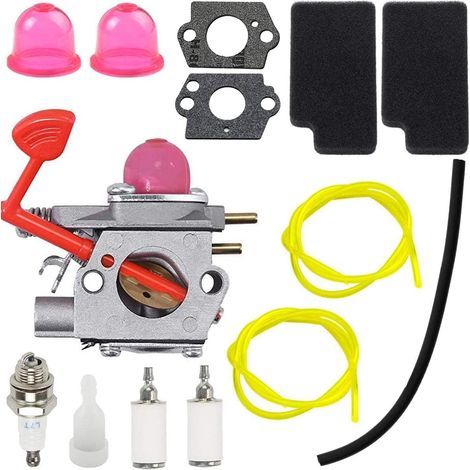 Carburateur WT-875 pour souffleur de désherbeur Craftsman Poulan Pro McCulloch BVM200C BVM200VS P200C GBV325 P325 200 mph avec kit de Mise au Point Filtre à Carburant Filtre à Air (1/5)