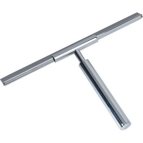 GEDY G-Thor, Tergivetro per doccia Colore cromo, Pulisci vetro in ottone, Misure 17,5X26X2,2 CM & 0,175 KG, 2 anni di garanzia, Design R&S Gedy, Cromato, Unica (1/4)