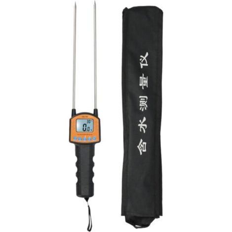 Appareil de Mesure d'Humidité pour Céréales Portable avec Fonction Annonce Vocale pour Riz, Blé et Maïs - Modèle JGL-188 - Livré sans Batterie et en Boîte Carton - (1/5)