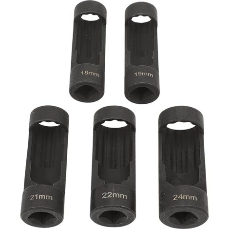 Spring Socket Nuts Socket Mounting Tool Shock Absorber 12 Point 1/2 Drive 18mm 19mm 21mm 22mm 24mm Allen Key 6496 VM Number 3353-5pcs (1/5)