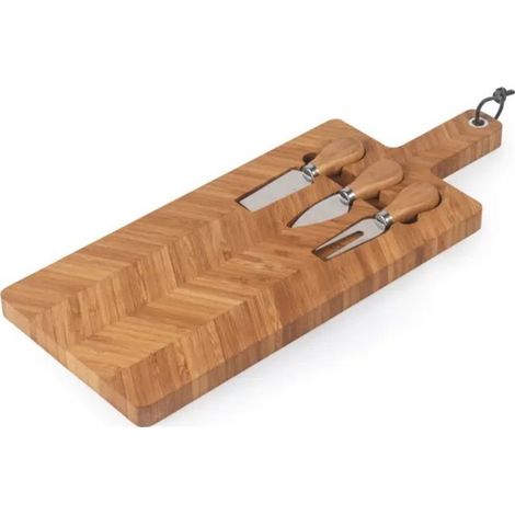 Tabla para quesos Salter BW14823 de bambú, madera de bambú. (1/4)