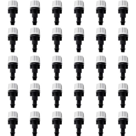 30-mm-Emitter, verstellbare Sprühdüse, Kunststoff, 4/7-mm-Schlauch, Garten (1/5)