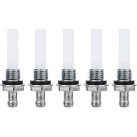 Set di 5 filtri carburante in metallo per motori a 4 tempi, adatti ai modelli più diffusi. (1/5)