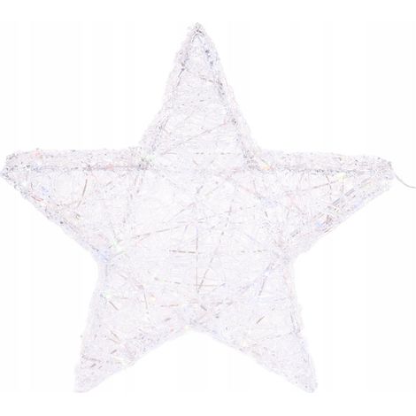 Dekorativer Stern mit LED-Beleuchtung, 50 cm (1/3)