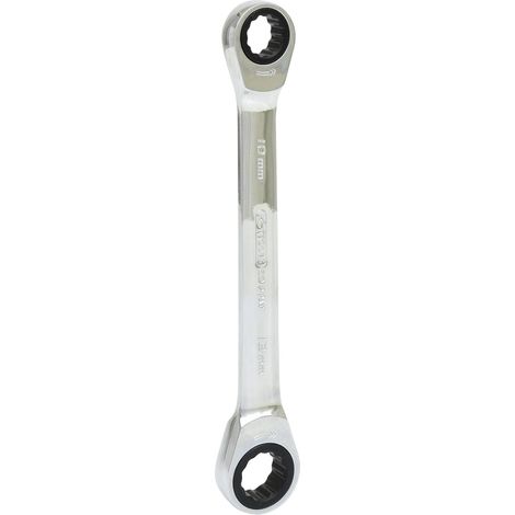 KS Tools - Clé polygonale à cliquet GEARplus®, 10x13 mm , sans carte support - 503.4512-1