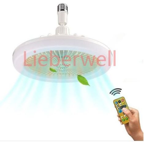 30W Ceiling LIEBERWELL Fan with LED Light and Remote, Silent 9.84in Indoor Fan Light, 3-Speed Timer Aromatherapy (1/4)