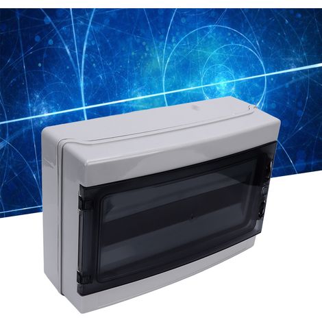 Boîte de distribution étanche SGHA 18 voies, boîte de distribution extérieure étanche sur rail DIN 18 voies, disjoncteur IP65, boîte de jonction en plastique pour alimentation électrique MCB (1/5)