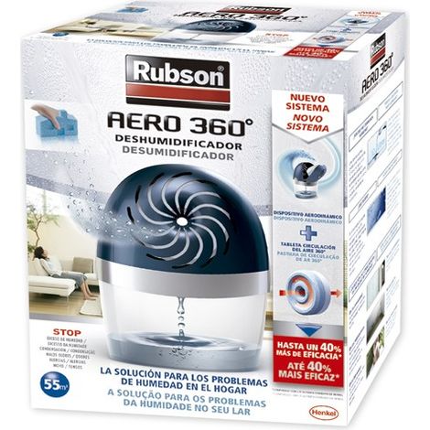 Rubson Aero 360 deumidificatore bianco ricaricabile senza fili