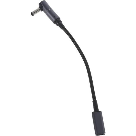 Magnetischer 100-W-auf-5,5x2,1-mm-USB-Typ-C-Stecker-Adapter für Laptop-Ladegerät