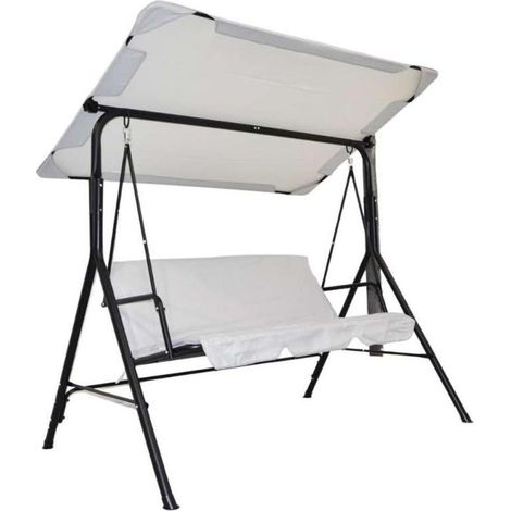 PROGARDEN balancin metal 3 plazas 175x110x151 cm , balancin metal 3 plazas 175x110x151 cm (1/3)