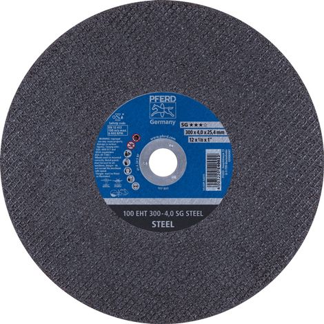 PFERD TOOLS Trennscheibe Trennschleifer EHT 300x4,0x25,4 mm SG STEEL für Stahl (100 m/s) 20 Stk (1/5)
