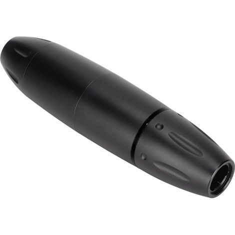 Machine à tatouer rotative professionnelle en alliage d'aluminium avec moteur à interface CC et cordon à clip, pour liner et shader (noir). (1/5)