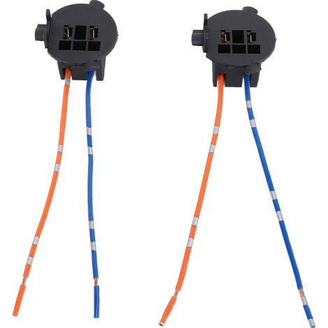Adattatore di fissaggio per portalampada H7, 2 pezzi, staffa faro DC12-24V per Veloster 2012-2018