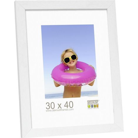 Cadre Couleur Blanc Photo 30x40cm S44CF1