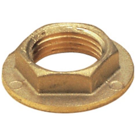 Contre-écrou COMAP 2160 laiton hexagonal 6 pans avec platine