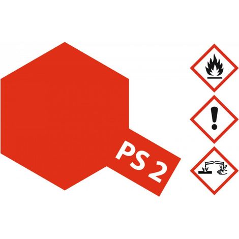 PS-2 Red Polycarbonate 100ml