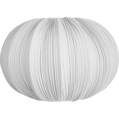 Lampe Suspendue Moderne Abat-Jour en Coton Grise Oker