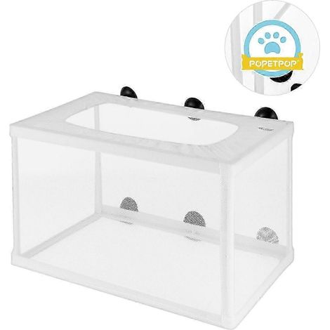 Filet d'éclosion pour alevins, grand filet d'isolement pour aquarium, ensemble rectangulaire de protection pour jeunes poissons (1 ensemble) (1/5)