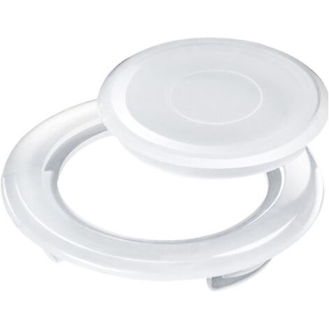 royaluxe-Lot de 2 capuchons et anneaux pour trou de table de patio, capuchon de trou de parasol en plastique, anneau de trou de parapluie pour les fêtes de jardin d'été en plein air