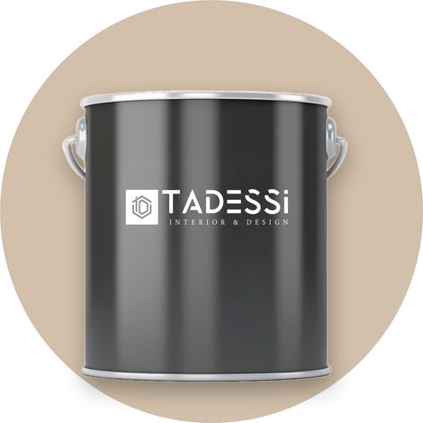 TADESSI Wall Select Wandfarbe Beige - Sandweiß - abwaschbare Innenfarbe matt - Dispersionsfarbe - Geruchsarm und Lösemittelfrei