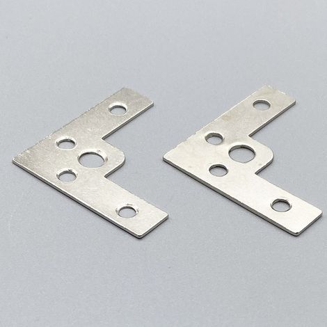 Hardware-Zubehör für Bilderrahmen, Befestigungsmaterial, Fünfloch-L-Winkel, Aufhängeplatte aus Eisen, Befestigungswinkel für Möbel, Tische und Stühle (1/5)
