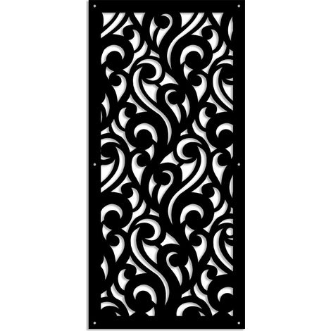 CURL - Pannello in PVC traforato - Parasole - Misura: 50x150 cm - Colore: bianco (1/2)