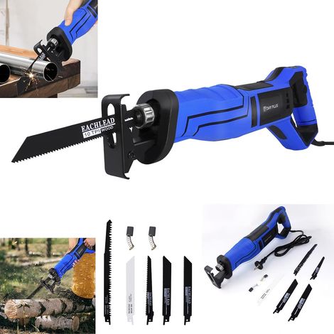 Scie Sabre électrique Scie Alternative, 900W Professional Scie à bois Pour Plastique, Métal, Vitesse Variable 0-2800 SPM, Course de Coupe 28mm, 5PCS Lame de Scie Gratuite (1/5)