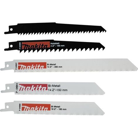 Makita P-83967 Starter kit Recipro uni 5 pz. 5 pz.